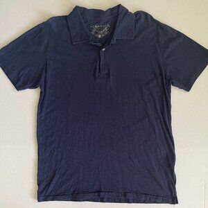 Brad Butter, Men's Size XL white Polo, very thin, short sleeve